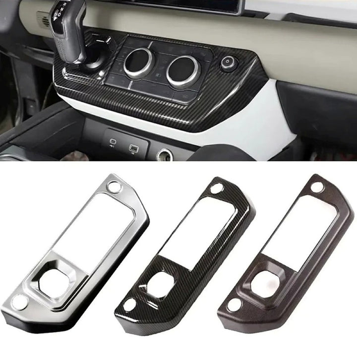 Car Craft Compatible With Range Land Rover Defender 90 110 L663 Lr129997 2020+ Car Center Console Gear Shift Dashboard Button Frame Trim Cover Gloosy Black - CAR CRAFT INDIA