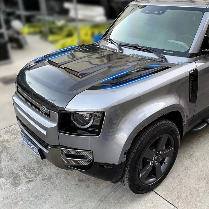 Car Craft Compatible With Range Land Rover Defender 90 110 L663 Lr129997 2020+ Bonnot Hood Air Vent Trim Flap Model A - CAR CRAFT INDIA