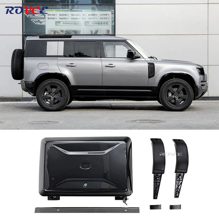 Car Craft Compatible With Range Land Rover Defender 90 110 L663 Lr129997 2020+ Side Window Schoolbag External Hanging Device Luggage Storage Box Toolbox Small Schoolbag Carbon Fiber - CAR CRAFT INDIA