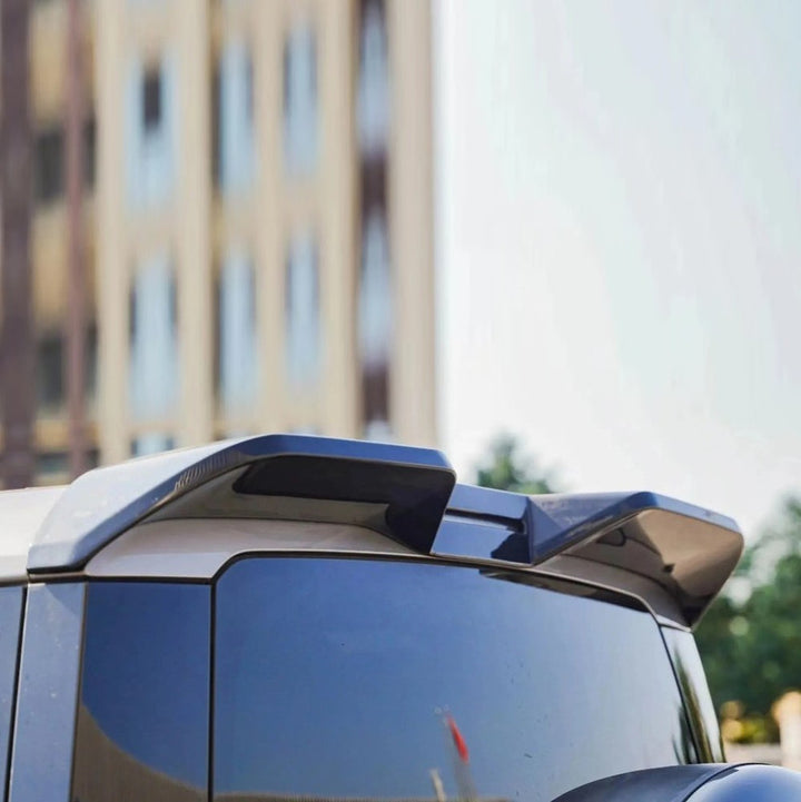 Car Craft Compatible With Range Land Rover Defender 90/110 L663 Lr129997 2020+ Rear Roof Top Wing Lip Spoiler Splitter Skirt Boot Glossy Black C - CAR CRAFT INDIA