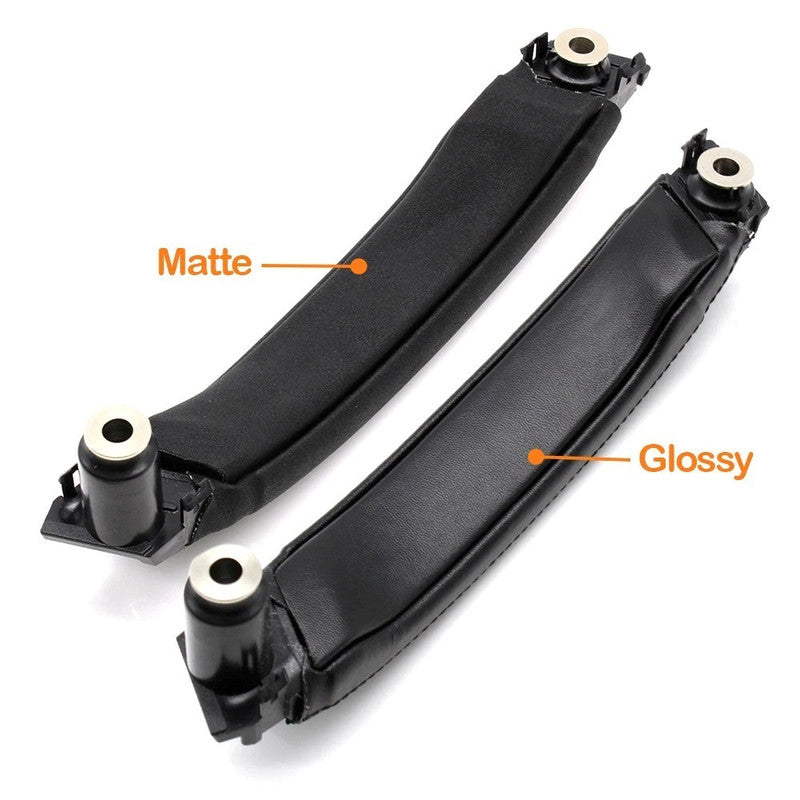 Poignée Intérieure De Porte Pour Land Rover Discovery Sport L550 (2015-2019) - Compatible LR076161, LR076163 - Noir ABS Et Cuir Synthétique - Avant/arrière Droite - 7