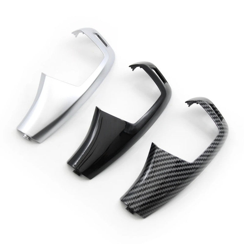 Car Craft Compatible With Bmw X5 E70 2007-2013 X6 E71 2007-2013 Car Gear Shift Knob Trim Cover 61319116588-2 Carbon Fiber Look - CAR CRAFT INDIA