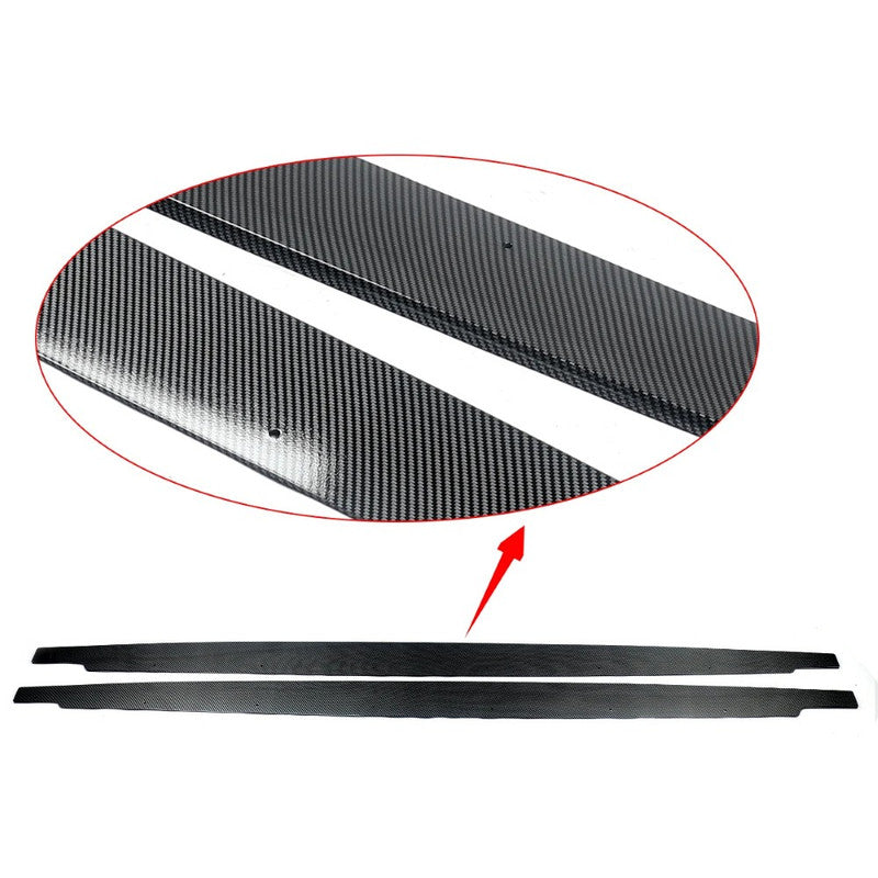 Car Craft Compatible With Bmw 3 Series E90 E91 E92 2005-2012 Side Skirt Extension Splitter Mp Style Ar-bm-0276 Cf Carbon Fiber Look CC-8558 - CAR CRAFT INDIA