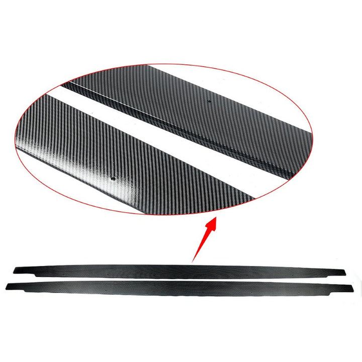 Car Craft Compatible With Bmw 3 Series E90 E91 E92 2005-2012 Side Skirt Extension Splitter Mp Style Ar-bm-0276 Cf Carbon Fiber Look CC-8558 - CAR CRAFT INDIA