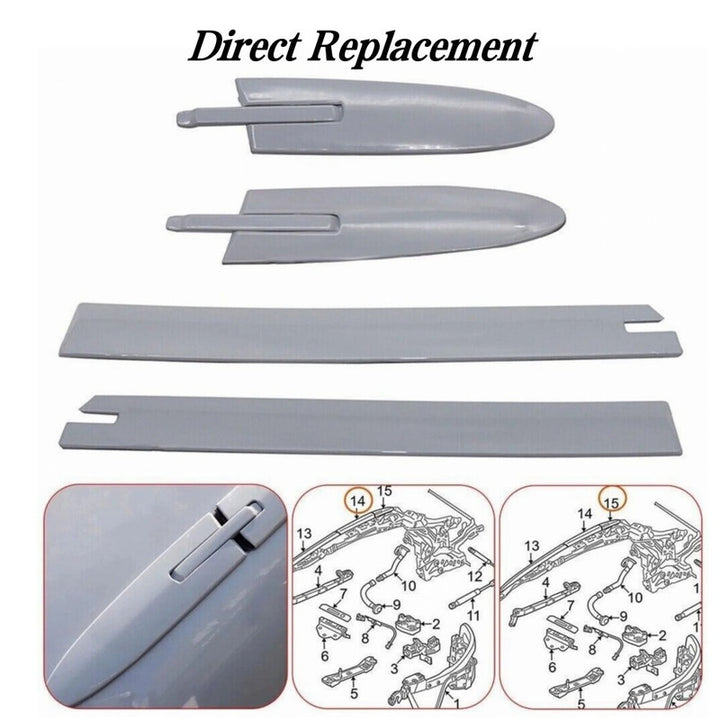 Car Craft Compatible With Bmw 3 Series E93 E92 2007-2013 4 Series F33 F83 F80 M3 M4 2014-2019 Car Hinge Covers Roof Convertible Trim Strip Accessory 54377184038 Right Long - CAR CRAFT INDIA