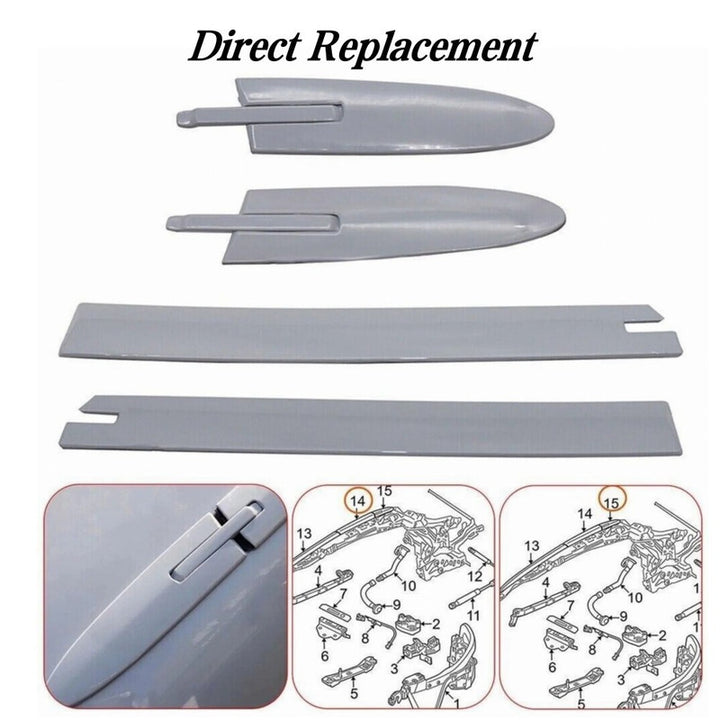 Car Craft Compatible With Bmw 3 Series E93 E92 2007-2013 4 Series F33 F83 F80 M3 M4 2014-2019 Car Hinge Covers Roof Convertible Trim Strip Accessory 54377184048 Right Short - CAR CRAFT INDIA
