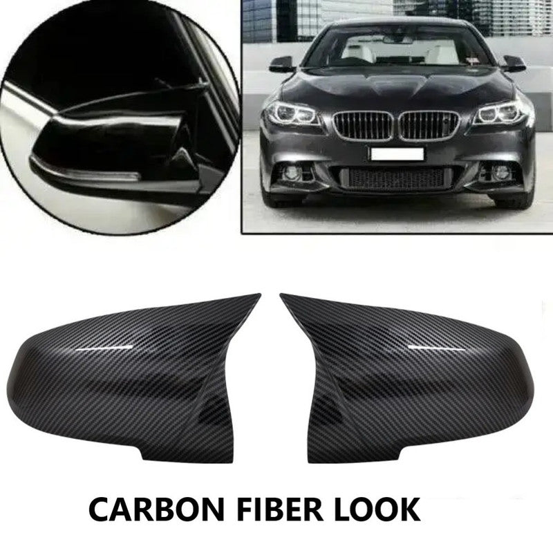 Car Craft Compatible With Bmw 5 Series F10 F07 Gt 14-17 6 Series F06 F12 13-16 7 Series F02 13-16 M3 M4 M5 M6 M7 Side Rear View Case Door Wing Cap Shell Housing Mirror Covers Carbon Fiber Look