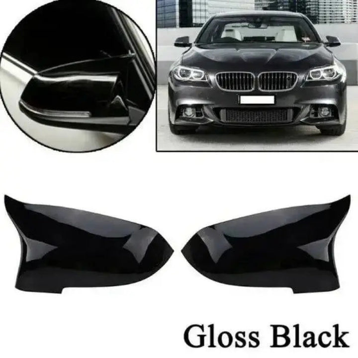 Car Craft Compatible With Bmw 5 Series F10 F07 Gt 14-17 6 Series F06 F12 13-16 7 Series F02 13-16 M3 M4 M5 M6 M7 Side Rear View Case Door Wing Cap Shell Housing Mirror Covers Glossy Black