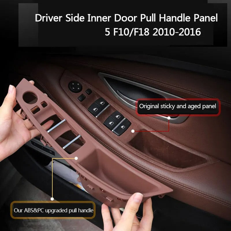 Car Craft Compatible With Bmw 5 Series F10 2010-2017 Car Interior Door Armrest Inside Pull Handle Driver Side Beige 51417225876 Rhd Model A CC-7875 - CAR CRAFT INDIA