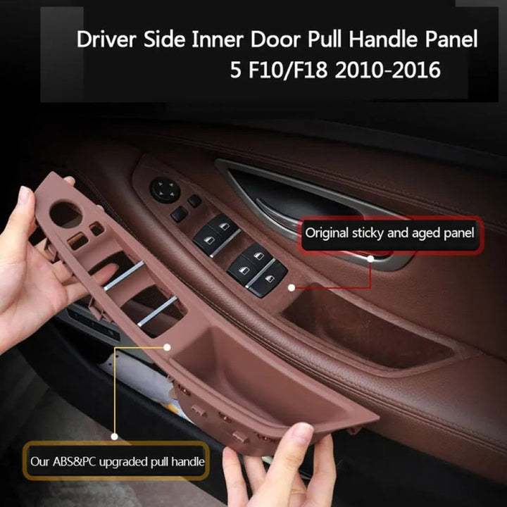 Car Craft Compatible With Bmw 5 Series F10 2010-2017 Car Interior Door Armrest Inside Pull Handle Driver Side Brown 51417261934-1 Rhd Model A CC-7878 - CAR CRAFT INDIA