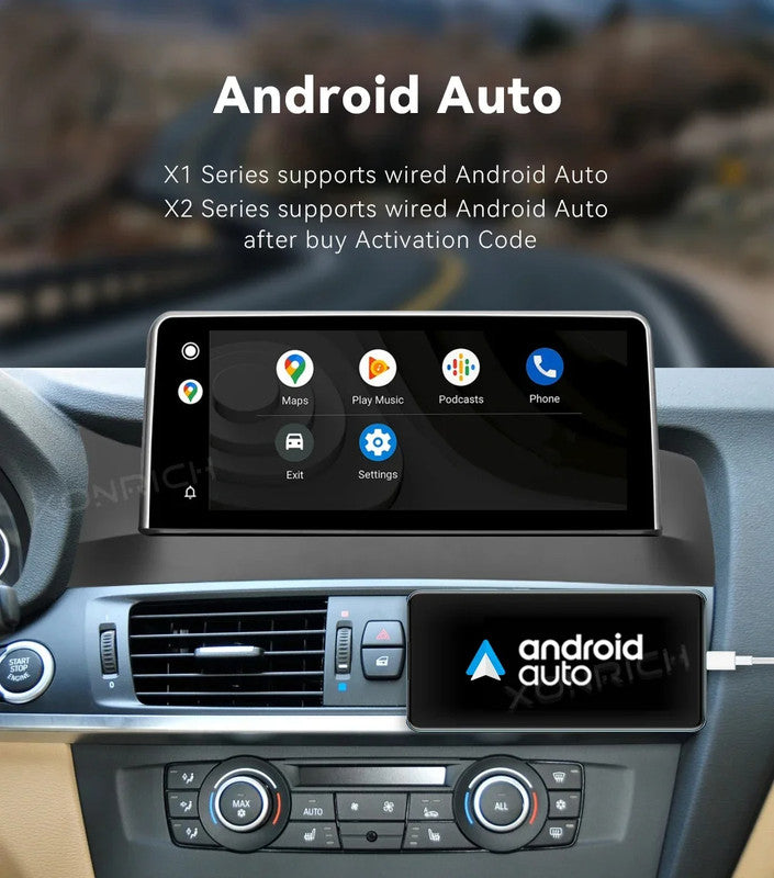 Car Craft Compatible With Bmw X3 X4 F25 F26 2010-2017 Android Multimedia Infotainment Touchscreen Dvd Player Wireless Carplay Android Auto 4gb +64gb 10.25 Inch Cic