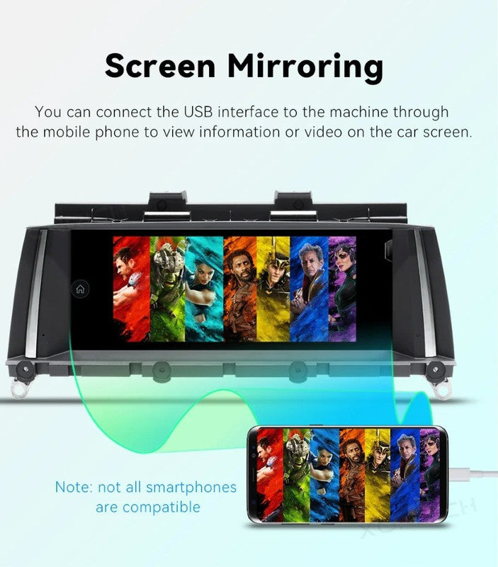 Car Craft Compatible With Bmw X3 X4 F25 F26 2010-2017 Android Multimedia Infotainment Touchscreen Dvd Player Wireless Carplay Android Auto 4gb +64gb 8.8 Inch Nbt