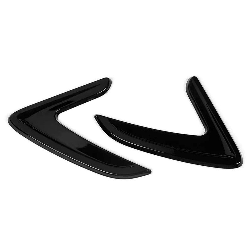 Car Craft Compatible With Bmw 3 Series F30 F80 2012-2018 Side Wing Air Flow Fender Grill Outlet Intake Vent Trim Black