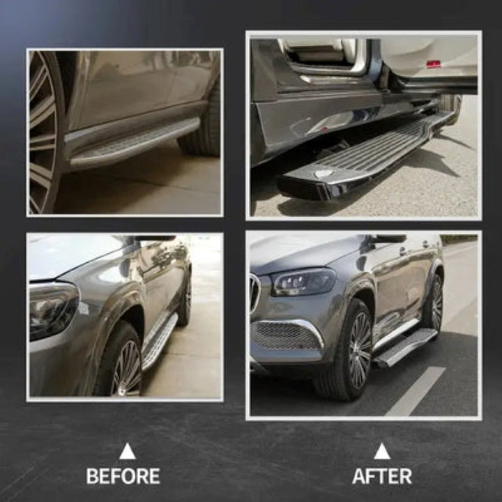 Car Craft Compatible With Mercedes Gls W167 X167 2019-2024 Automatic Deployable Electric Side Step Retractable Ladder Pedal Running Boards Side Step Maybach Style Ps-bz016