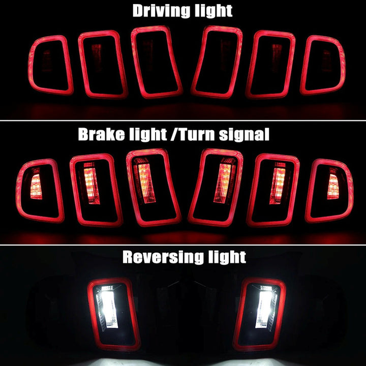 Car Craft Compatible With Ford Mustang Shalby 2013-2014 Car Rear Upgraded Tail Light Lamp Xenon Taillight Retrofit Upgrade Modified Led Drl Hid A