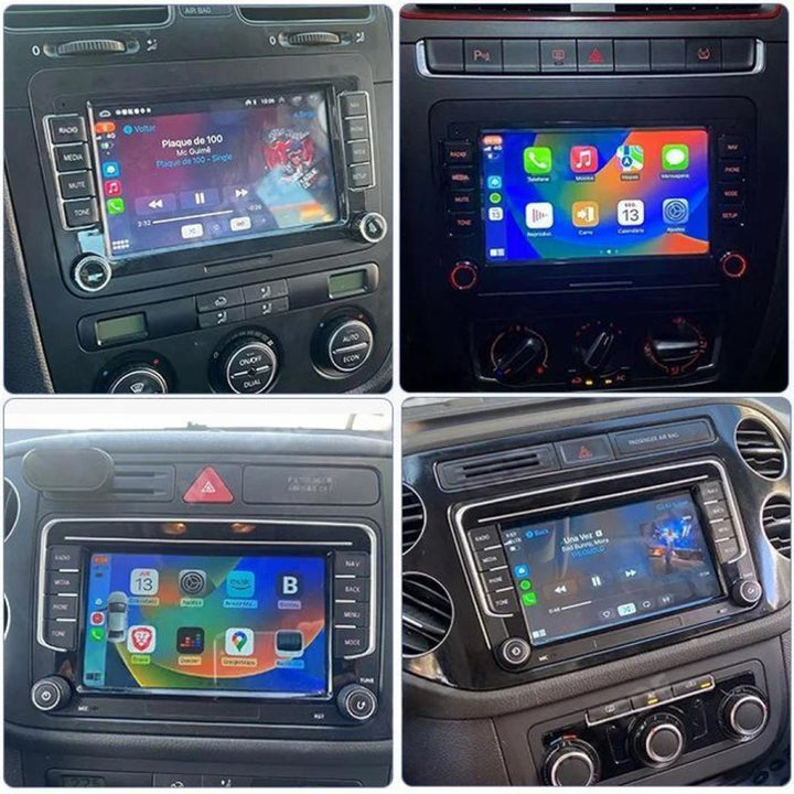 Car Craft Compatible With Volkswagen Polo Jetta Passat Golf 5 6 Cc Skoda Fabia Octavia Superb Android Multimedia Infotainment Touchscreen Dvd Player Wireless Carplay Android Auto 2gb +32gb 7 Inch