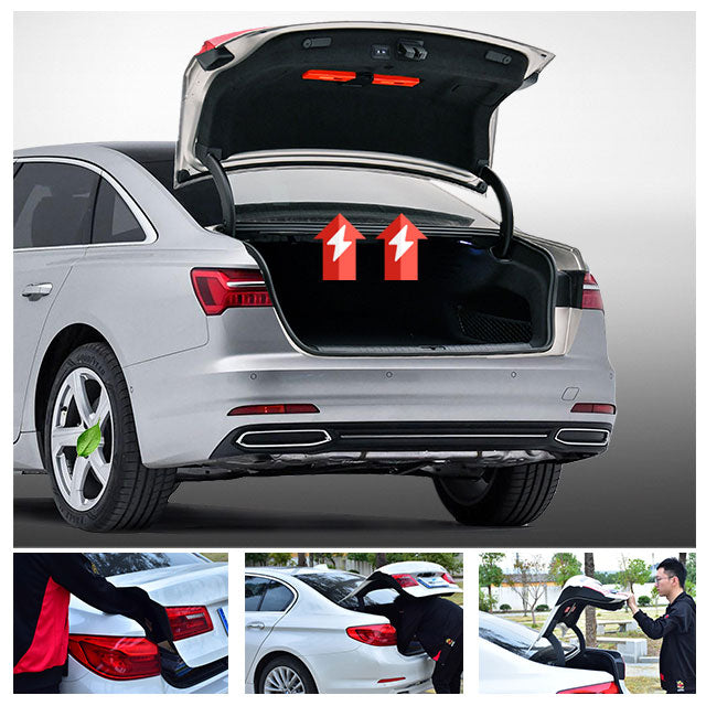 Car Craft Compatible With Audi A4 2017-2023 Rear Intelligent Electric Boot Lifting Trunk Boot Opening Automatic Power Tailgate Refitted 2 Struts, Lower Suction