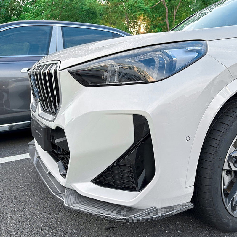 Car Craft Compatible With Bmw X1 U11 2023+ Front Bumper Lip Splitter Skirst Carbon Fiber Look Zst-522 Cf