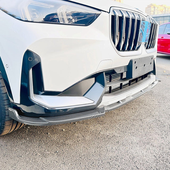 Car Craft Compatible With Bmw X1 U11 2023+ Front Bumper Lip Splitter Skirst Standard Carbon Fiber Look Zst-627 Cf