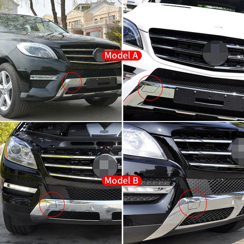 Car Craft Compatible With Mercedes Benz Ml W166 2012-2015 Front Bumper Tow Hook Towing Tochan Trailer Cover 1668851223 Unpainted Model A - CAR CRAFT INDIA