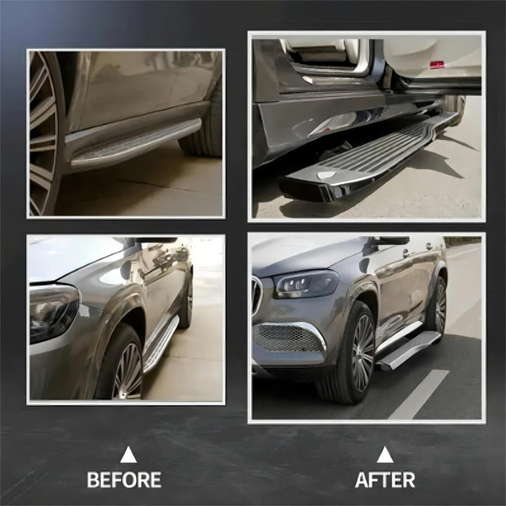 Car Craft Compatible With Mercedes Gle W167 2019+2024 Automatic Deployable Electric Side Step Retractable Ladder Pedal Running Boards Side Step Ps-bz015 Maybach Style