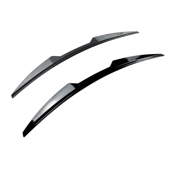 Car Craft Compatible With Mercedes Benz A Class W177 2018+ Amg Hatchback Rear Trunk Boot Roof Wing Lip Spoiler Splitter Skirts Zst-553 Glossy Black