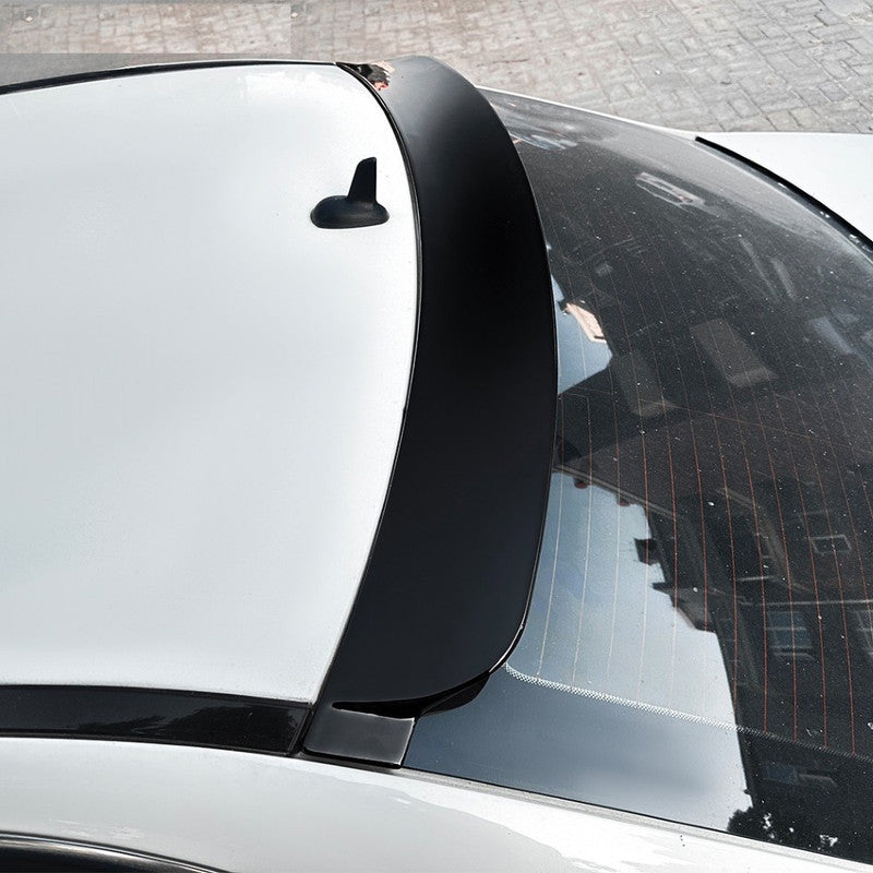 Car Craft Compatible With Mercedes Benz C Class W204 C204 2007-2014 Rear Trunk Boot Roof Wing Lip Spoiler Splitter Skirts Zst-968 Carbon Fiber Look