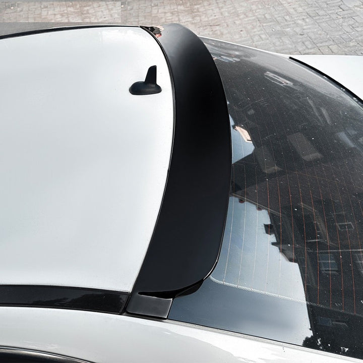 Car Craft Compatible With Mercedes Benz C Class W204 C204 2007-2014 Rear Trunk Boot Roof Wing Lip Spoiler Splitter Skirts Zst-968 Glossy Black