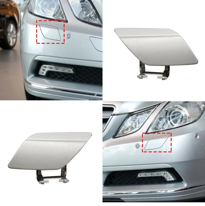 Car Craft Compatible With Mercedes Benz E Class W207 Coupe 2 Door 2009-2013 Car Front Bumper Headlight Washer Spray Cover Cap 2078800105 Left Unpainted - CAR CRAFT INDIA