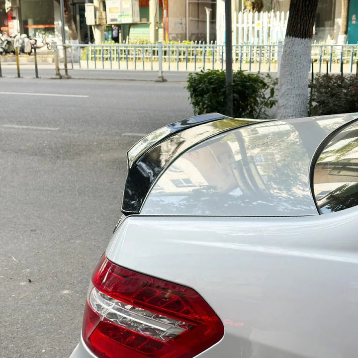 Car Craft Compatible With Mercedes E Class W212 2009-2016 Rear Trunk Wing Boot Lip Spoiler Psm Style Ar-benz-050 Gb Glossy Black CC-8582