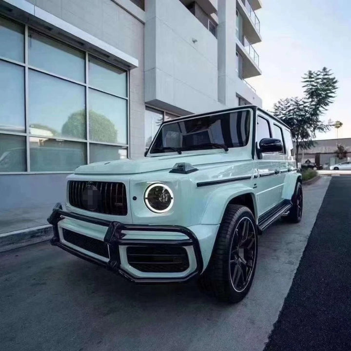Car Craft Compatible With Mercedes Benz G Class G Wagon W464 G350 G400 G550 G63 G500 2019+ Front Bumper Guard Off-road Protection Bar Crash Barrier