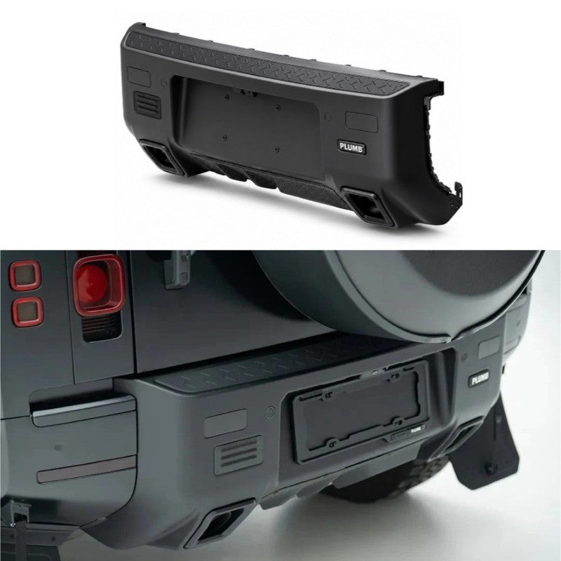 Car Craft Compatible With Land Range Rover Defender 90 110 130 L663 2020-2026 Plumb M One Series Dark Special Edition Rear Bumper Kit Plumb-029