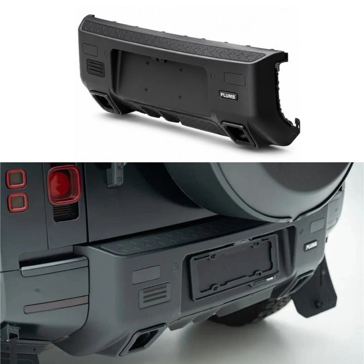 Car Craft Compatible With Land Range Rover Defender 90 110 130 L663 2020-2026 Plumb M One Series Dark Special Edition Rear Bumper Kit Plumb-029