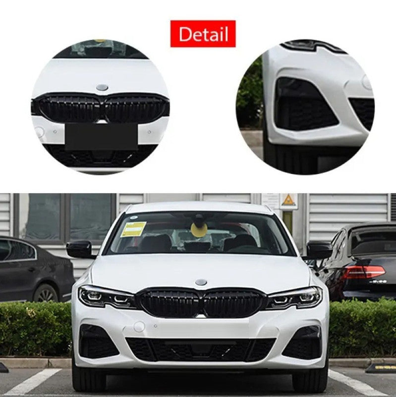 Car Craft Compatible With Bmw 3 Series G20 2019-2022 Upgrade Facelift Convert To M Performance M Sport M Tech M-tech Bodykit Bumper Body Kit Front Rear Bumper Assembly Side Skirt Splitter Diffuser Lip Gc G20/28-009