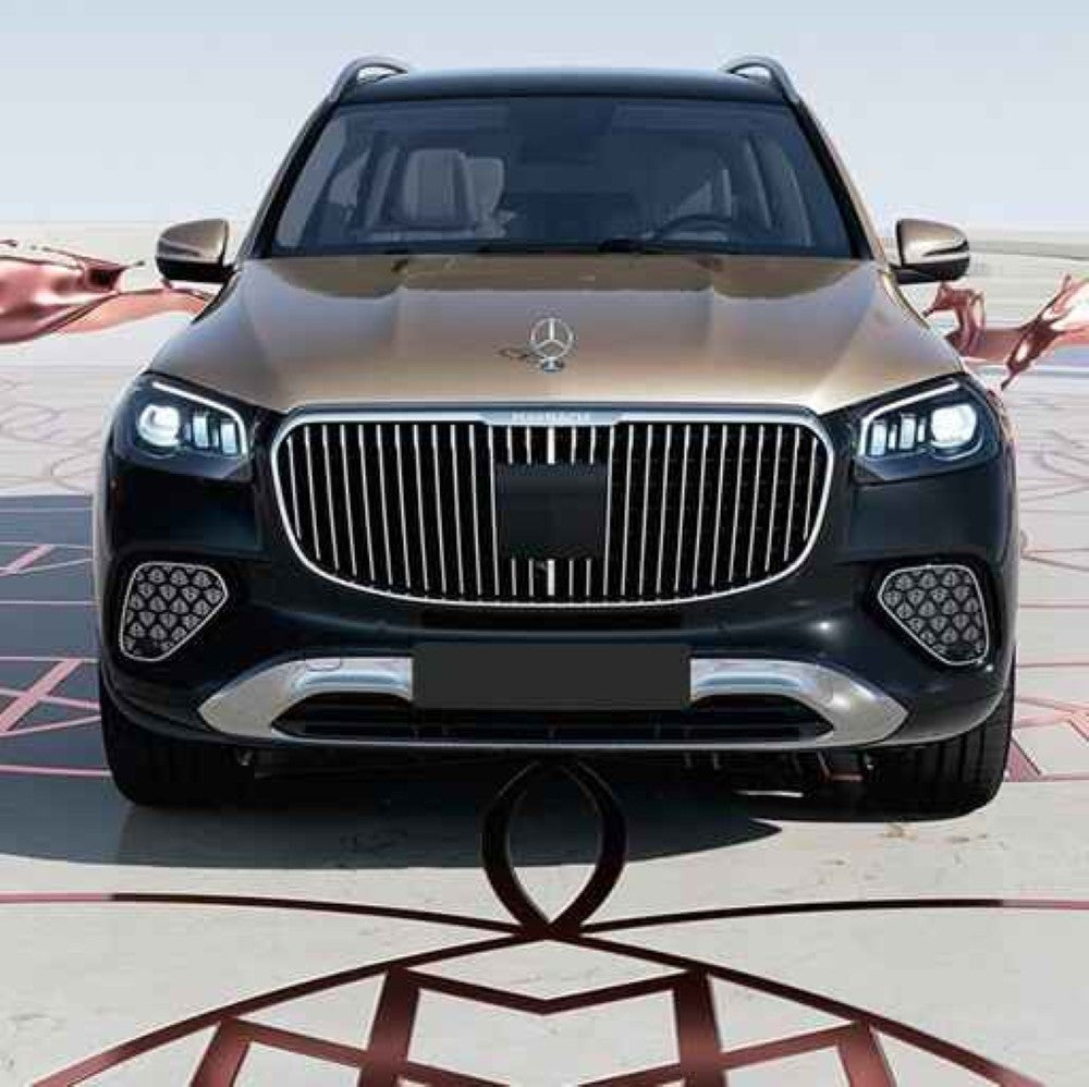 Car Craft Compatible With Mercedes Benz Gl W164 2006-2012 Upgrade Facelift Convert To Gls Maybach W167 2024 Convertion Facelift Bodykit Bumper Headlight Taillight Hood Fender Trunk Skirt Splitter B-5