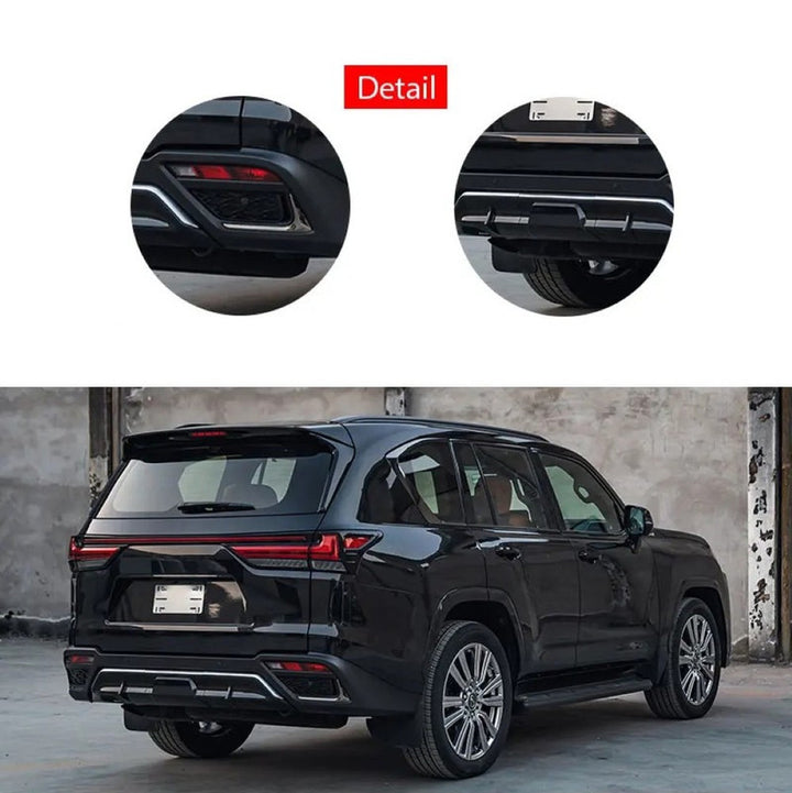 Car Craft Compatible With Toyota Lexus Lx600 2022+ Low Version Upgrade Facelift Convert To Lx600 High Version Style Bodytkit Front Rear Grill Skirt Splitter F166