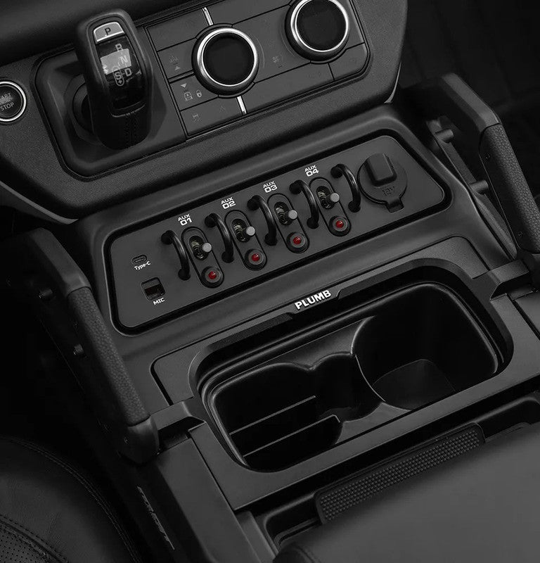 Car Craft Compatible With Land Range Rover Defender 90 110 130 L663 2020-2026 Plumb M One Series M-gt Central Control System Armrest Mgt-014