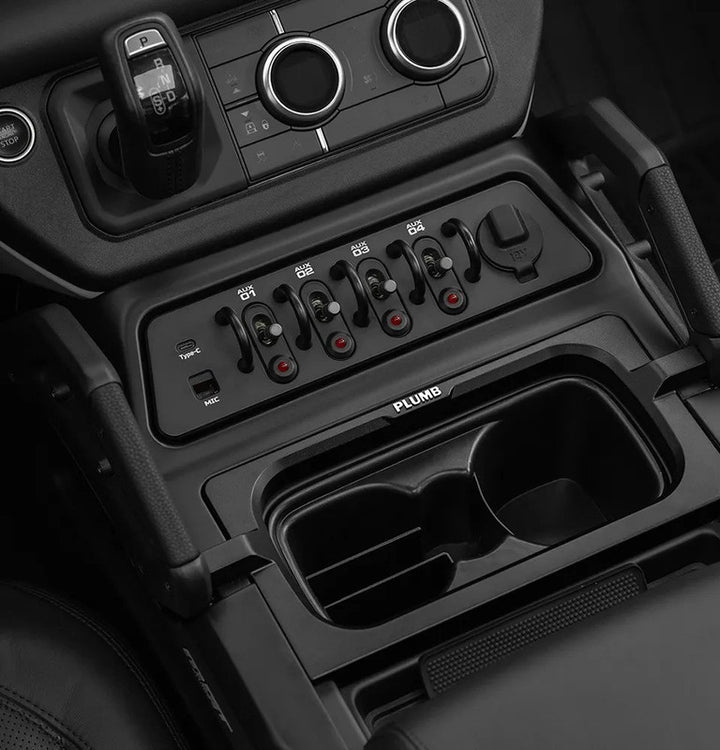 Car Craft Compatible With Land Range Rover Defender 90 110 130 L663 2020-2026 Plumb M One Series M-gt Central Control System Armrest Mgt-014
