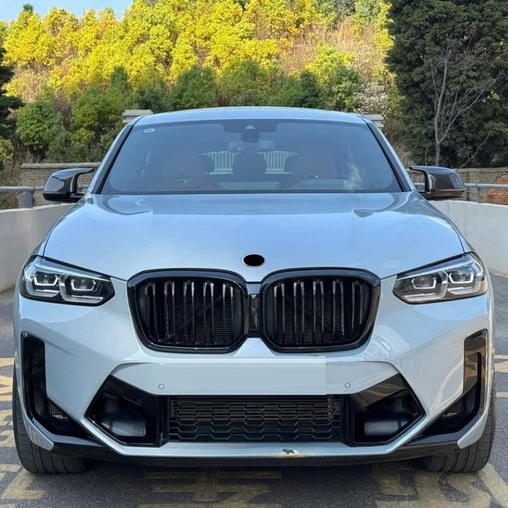 Car Craft Compatible With Bmw X4 G02 Lci 2022-2026 Upgrade Convert To M Sport M Performance X4m F98 Bodykit Body Kit Front Bumper Splitter Grill Lip Diffuser Exhaust Pipe Tip Gc G02 014