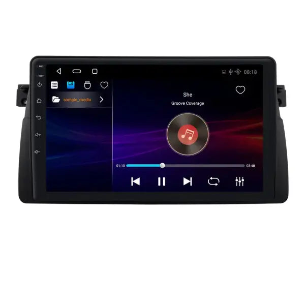 9" Android 10 Car Video DVD Player Car Multimedia Gps 2 Din Android 11 Auto Radio 99-05 Series for BMW E46