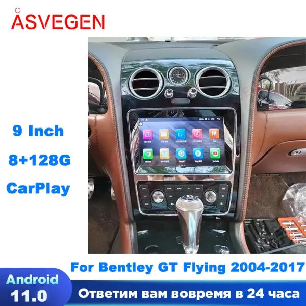 9" Car Multimedia Player for Bentley Continental GT Flying Spur 2004-2017 Tesla Screen Radio GPS Navigation Audio Video Player