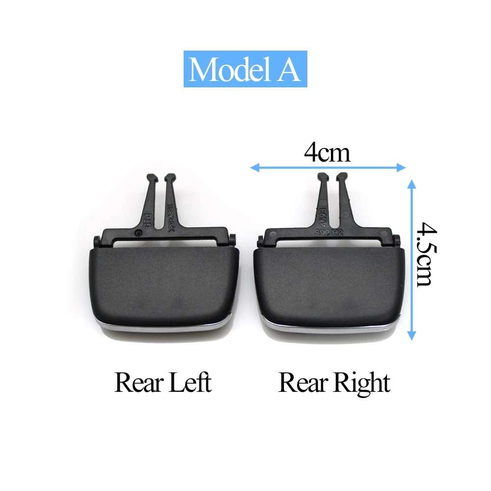 Car Craft Compatible With Volvo S90 S90l 2015-2026 Car Rear Air Conditioning Ac Vent Grille Outlet Slider Tab Clip Repair Kit Rear Left A 39844538 L CC-8112 - CAR CRAFT INDIA