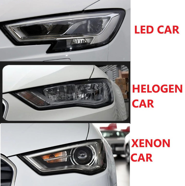 Car Craft Compatible With Audi A3 2013-2016 Xenon Car Front Upgraded Head Light Lamp Xenon Headlight Retrofit Upgrade Modified Led Drl Hid Led Style