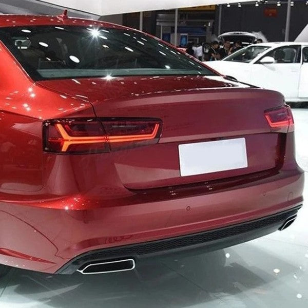 Car Craft Compatible With Audi A6 C7 2011-2016 Car Rear Upgraded Tail Light Lamp Xenon Taillight Retrofit Upgrade Modified Led Drl Hid Light Matrix Style - CAR CRAFT INDIA