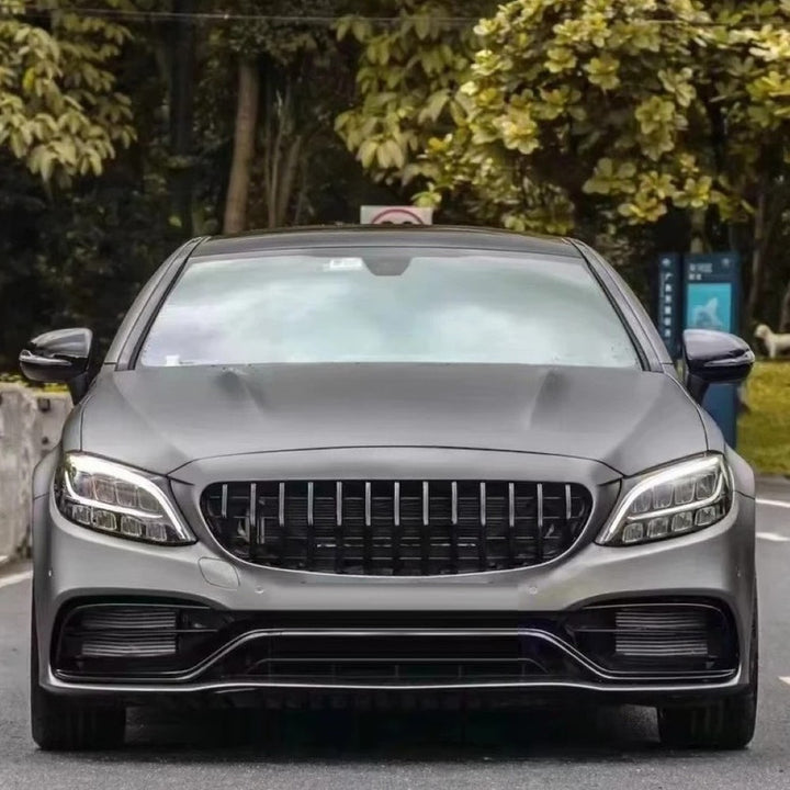 Car Craft Compatible With Mercedes Benz C Class Coupe C205 2016-2021 Upgrade Facelift Convert To C63amg Amg Bodykit Front Rear Bumper Diffuser Exhaust Tip CC-9657 - CAR CRAFT INDIA