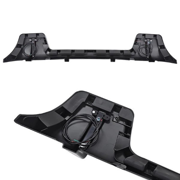 Car Craft Compatible With Land Range Rover Defender 90 110 130 2020-2026 L663 Car Rear After Bumper Lip Skirts Splitter Diffuser With Led Light Rock Style Kt Design Carbon Fiber Look - CAR CRAFT INDIA