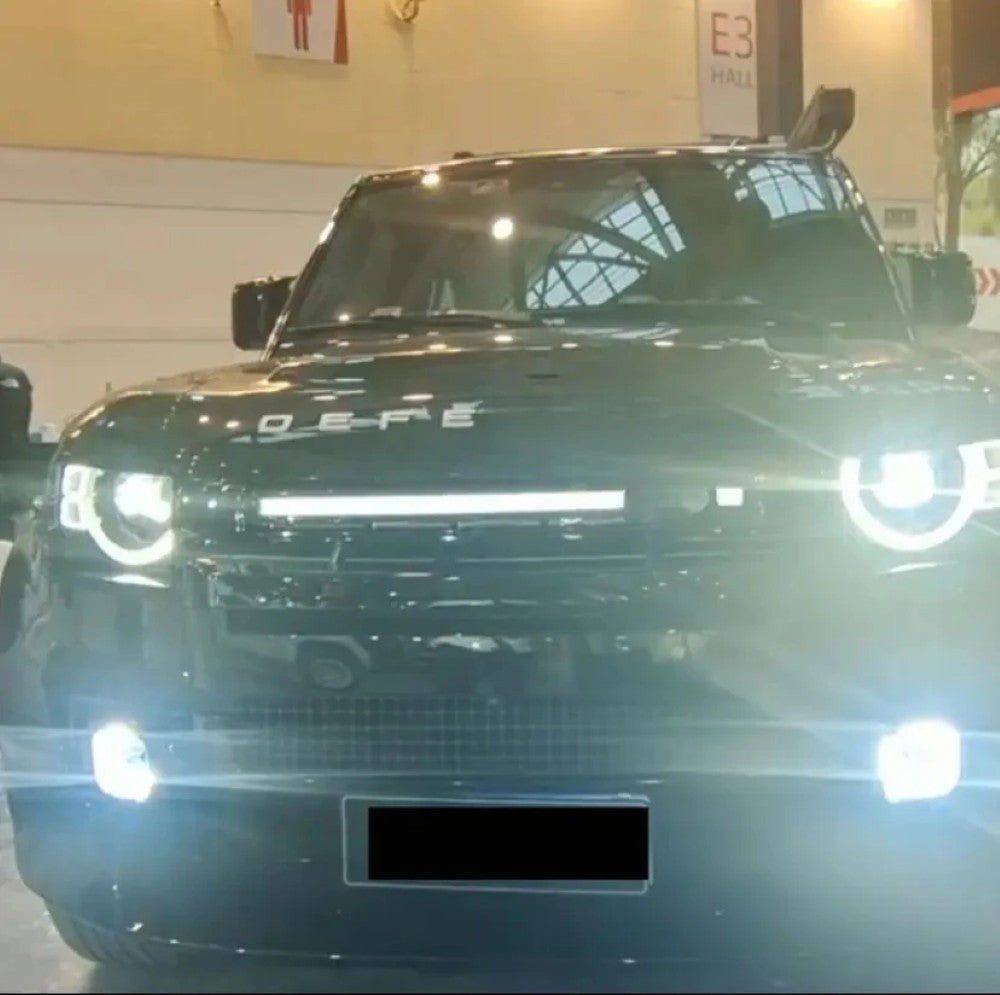 Car Craft Compatible With Land Range Rover Defender 90 110 130 L663 2020-2026 Front Show Grill Led Light Long - CAR CRAFT INDIA