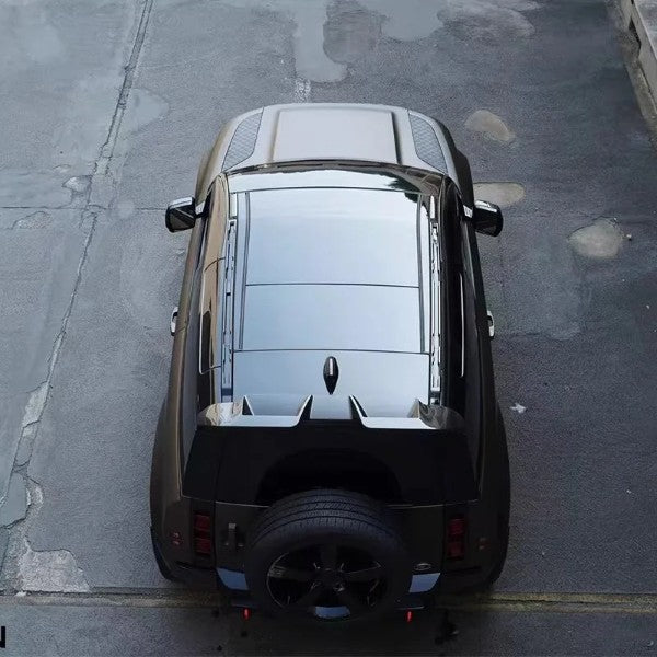 Car Craft Compatible With Land Range Rover Defender 90 110 130 2020-2026 L663 Rear Trunk Roof Wing Spoiler Lip Splitter Rock Style Kt Design Carbon Fiber  Look - CAR CRAFT INDIA