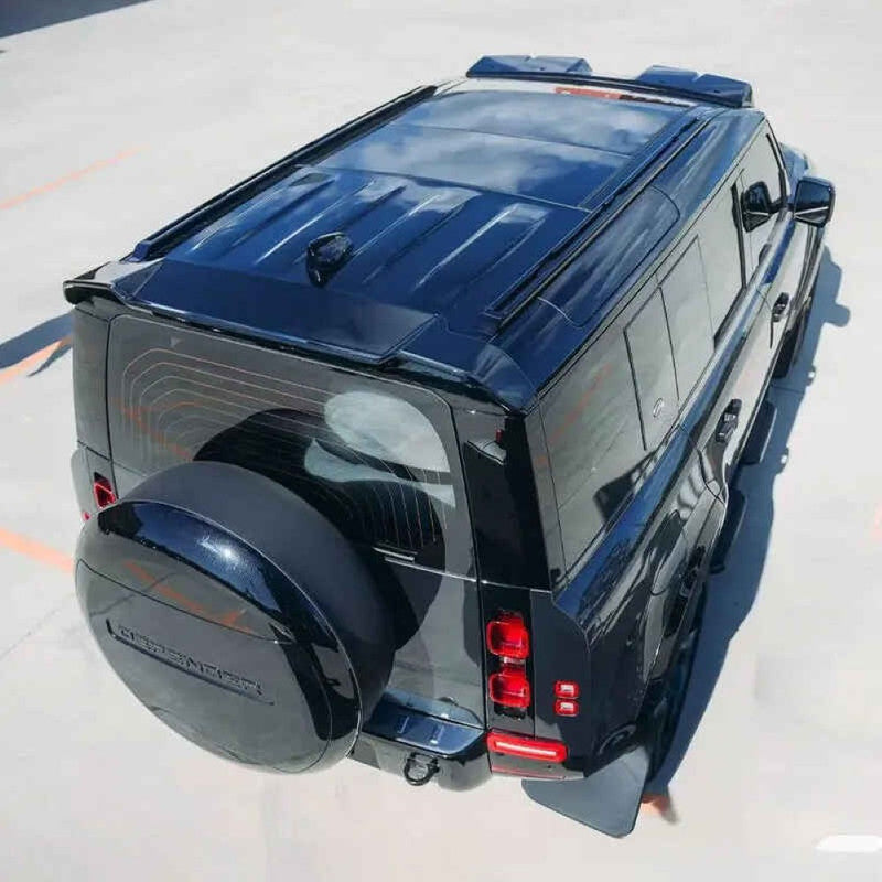 Car Craft Compatible With Range Land Rover Defender L663 2020-2025 90 110 130 Upgrade Convertion Bodykit Urban U Style Rear Roof Wing Boot Lip Spoiler - CAR CRAFT INDIA