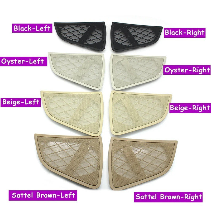 Car Craft Compatible With Bmw 7 Series F01 F02 2009-2014 Car Interior Door Speaker Loudspeaker Grill Cover Horn Sound Audio Speaker Grille Panel 51419169096 Beige Front Right - CAR CRAFT INDIA